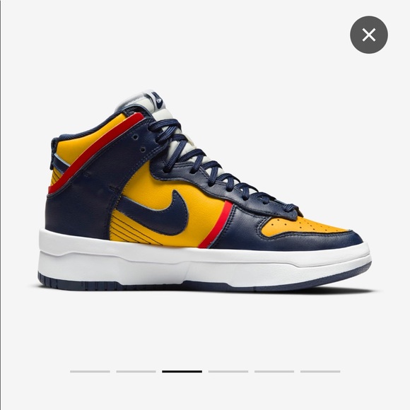 🟥💙🟨New in Box- Women's Nike Dunk High Up Varsity Maize size 6.5 - Picture 8 of 10
